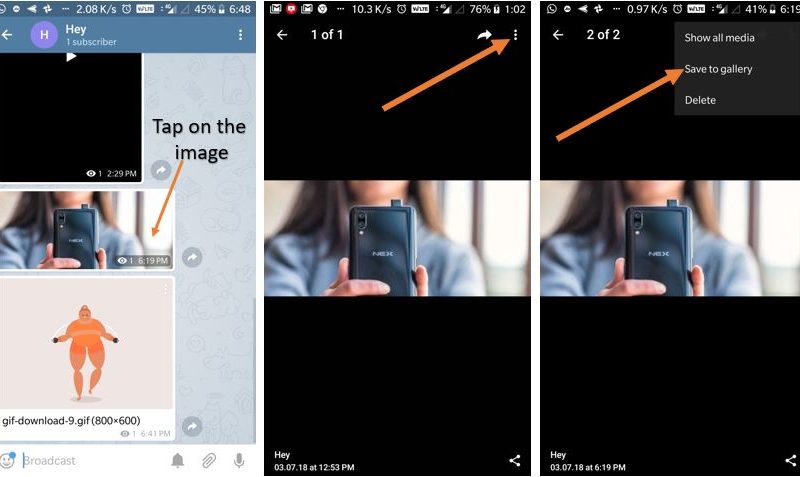 iOS Telegram怎么保存图片？