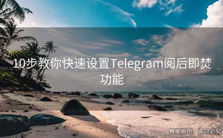 Telegram私聊阅后即焚功能详解